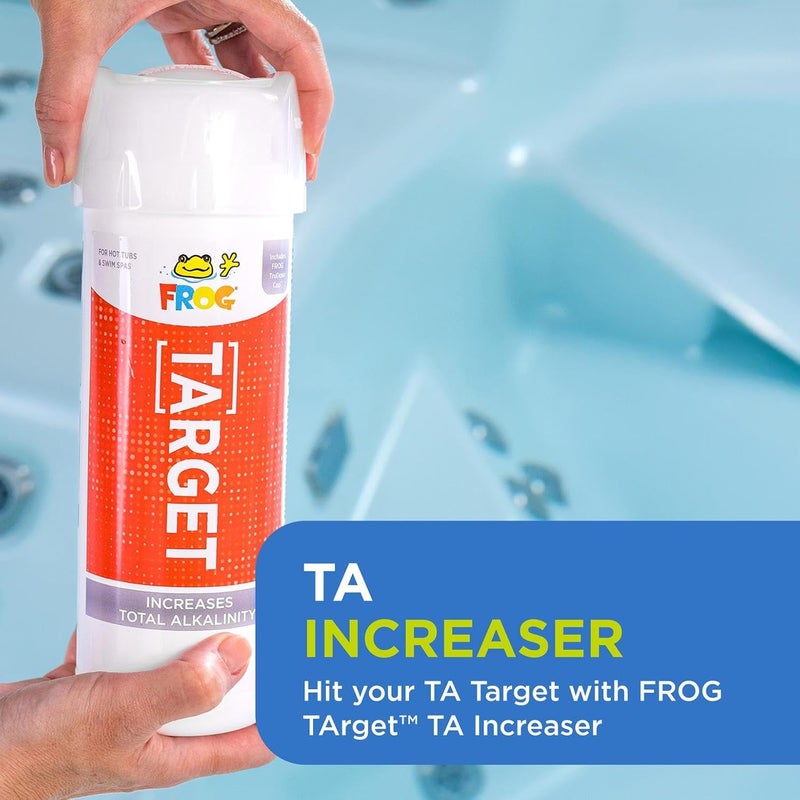 Frog Target Total Alkalinity Increaser for Hot Tubs and Swim Spas - 2 lb Bottle with TruDose Measuring Cap for Easy Maintenance & Balancing - 1 Pack - Image 4